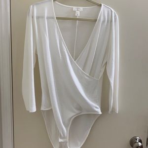 White and Black Bodysuit